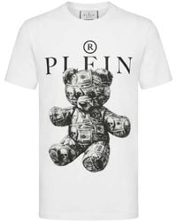Philipp Plein - Jersey T-Shirt Skull Teddy Dollar - Lyst