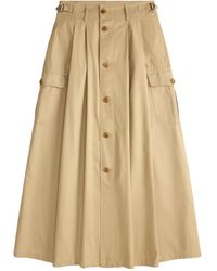 RRL - Cargo-Pockets Midi Skirt - Lyst