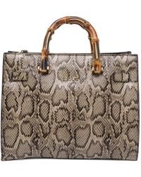 Liu Jo - Shopper Met Pythonprint En Logo - Lyst