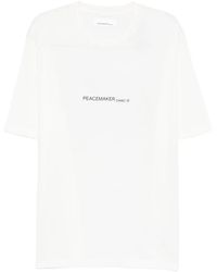 Oamc Peacemaker - Graphic-Print T-Shirt - Lyst