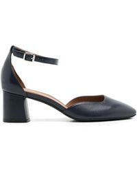Sarah Chofakian - Florence 40mm Leather Pumps - Lyst