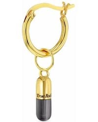 True Rocks - Mini Pill Hoop Earring - Lyst