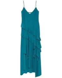 Love Moschino - Ruffled Asymmetric Dress - Lyst