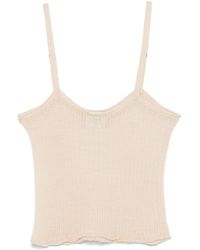 Alysi - Ribbed-Knit Top - Lyst