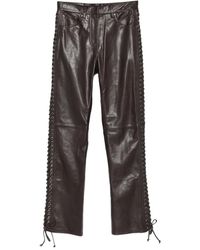 ROTATE BIRGER CHRISTENSEN - Leather Pants - Lyst