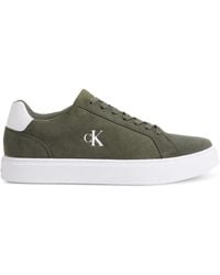 Calvin Klein - Baseline Logo-Print Lace-Up Sneakers - Lyst