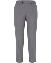 Brunello Cucinelli - Mid-rise Tailored Trousers - Lyst