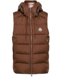 Moncler - Cardamine Hooded Puffer Gilet - Lyst