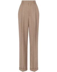 Moschino - Pants With Geometric Print - Lyst
