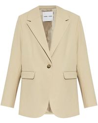 Samsøe & Samsøe - Oversized Blazer - Lyst