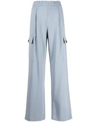 Lorena Antoniazzi - Cargo Wide-Leg Trousers - Lyst