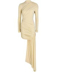 bridesmaid dresses new jersey One Shoulder Sheath Grey Jersey Long Bridesmaid Dresses – ClaireBridal main image 0