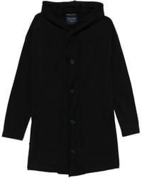 Yohji Yamamoto - Hooded Button-Fastening Coat - Lyst