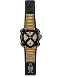 Walter Van Beirendonck - Bones Embroidered Bracelet - Lyst