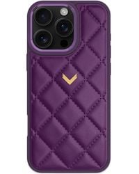 Velante - Quilted Leather Iphone 16 Pro Max Case - Lyst