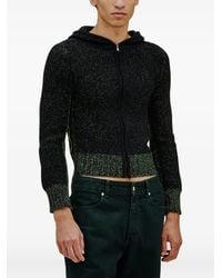 Eckhaus Latta - Drift Zip-Up Merino Hoodie - Lyst