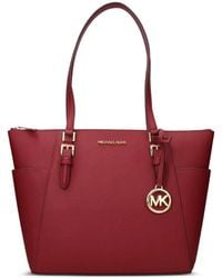Michael Kors - Grand Sac Porté Épaule Charlotte En Cuir Saffiano - Lyst
