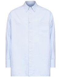 MM6 by Maison Margiela - Cotton Poplin Shirt - Lyst
