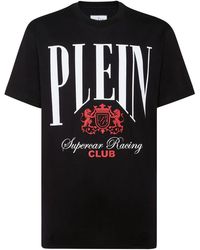 Philipp Plein - Jersey T-Shirt Round Neck Ss Cars Racing - Lyst