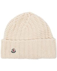 Moncler - Logo-Patch Cashmere-Blend Beanie - Lyst