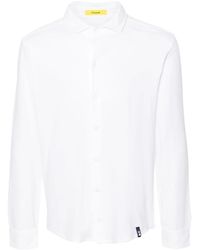 Drumohr - Piqué-Weave Cotton Shirt - Lyst