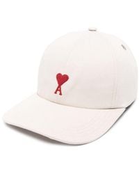 Ami Paris - Cappello da baseball con ricamo Ami de Coeur - Lyst