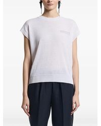 Peserico - Pocket Knitted T-Shirt - Lyst