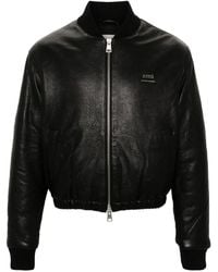 Ami Paris - Chaqueta con placa del logo - Lyst