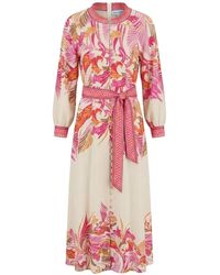 Hale Bob - Belize Floral-Print Belted Maxi Dress - Lyst