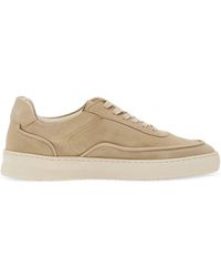 Filling Pieces - Suede-panelled Sneakers - Lyst