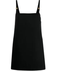 Miu Miu - Mini-Jurk Met Logoplakkaat - Lyst