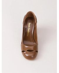 Sarah Chofakian - Chunky Heel Pumps - Lyst