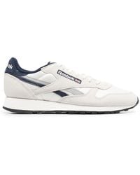 Reebok - Logo-Patch Low-Top Sneakers - Lyst