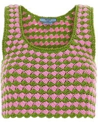 Prada - Cropped Top - Lyst