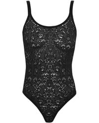 Gabriela Hearst - Desnos Crochet-Knit Bodysuit - Lyst