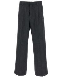 sunflower - Pantalon Court À Fines Rayures - Lyst