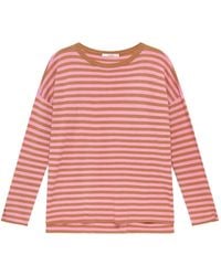 Maliparmi - Feinstrick-Pullover Mit Streifen - Lyst
