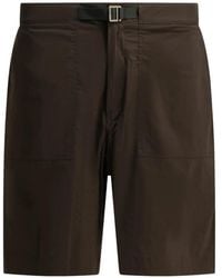 Houdini Sportswear - Liquid Chore Belted Patch-Pocket Shorts - Lyst