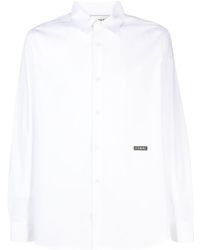 Iceberg - Logo-patch Long-sleeve Shirt - Lyst