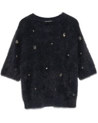 Luisa Cerano - Embellished Sweater - Lyst