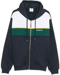 CASABLANCA - Colour-Block Zip-Up Hoodie - Lyst