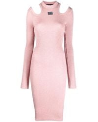 Versace Jeans Couture - ヴェルサーチェ・ジーンズ・クチュール カットアウト ニットドレス - Lyst
