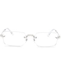 Ray-Ban - X Asap Rocky Rimless Rectangle-Frame Glasses - Lyst