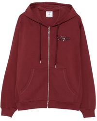 CASABLANCA - Logo-Patch Zip Hoodie - Lyst