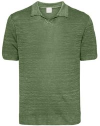 120% Lino - Mélange Linem Polo Shirt - Lyst