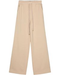 Twinset - Pantaloni Sportivi A Gamba Ampia Con Ricamo - Lyst
