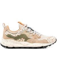 Flower Mountain - Yamano 3 Leopard-Print Panelled Sneakers - Lyst