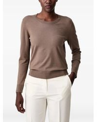 Sisley - Ribbed-Trim Sweater - Lyst