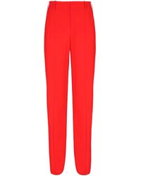 Balmain - Crepe Tailored Trousers - Lyst