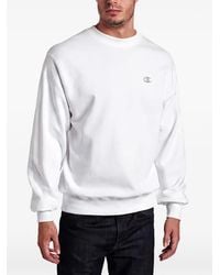 Champion - Eco Fleece Logo-Patch Sweatshirt - Lyst